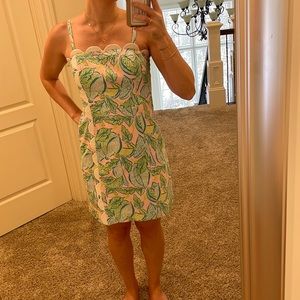 NWOT LILLY PULITZER
Urchin Pink Vitamin Sea Women's Mercede Scallop Dress